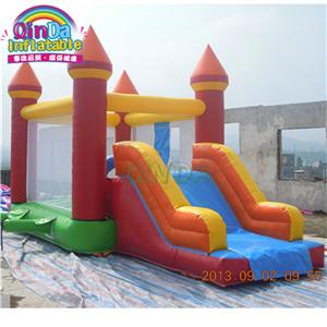  inflatable bouncer jumper/ bounce house jumping bouncy castle with slide combo