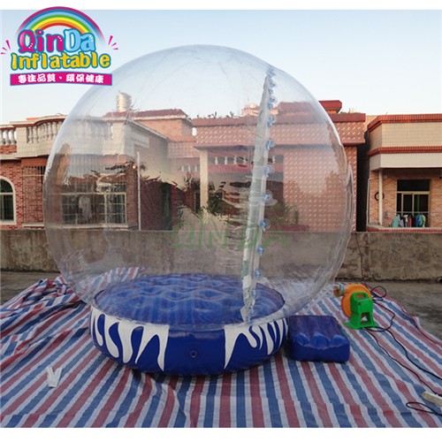 life size snow globe clear inflatable dome for live show